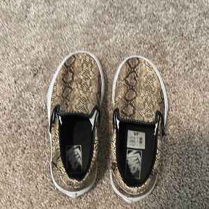 Vans Brown Athletic Shoes Slip-On Comfort